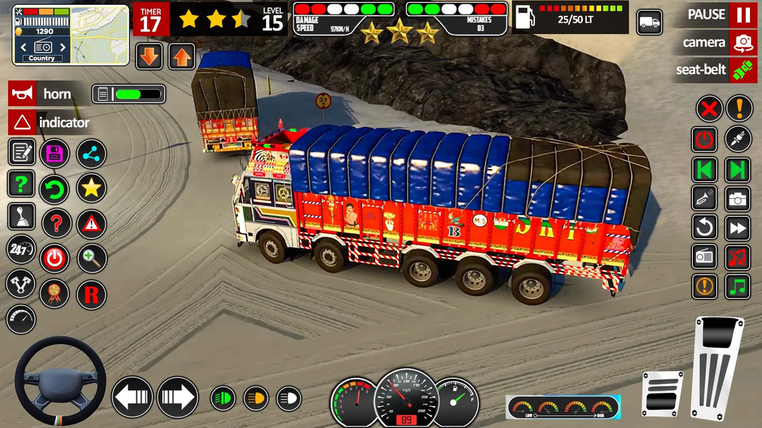 Indian Truck Game Simulator - Gameplay image of android game