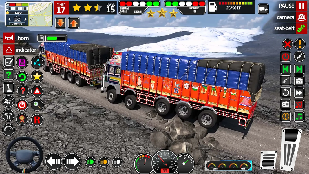 Indian Truck Game Simulator - Gameplay image of android game