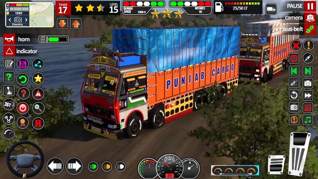 Indian Truck Game Simulator - Gameplay image of android game