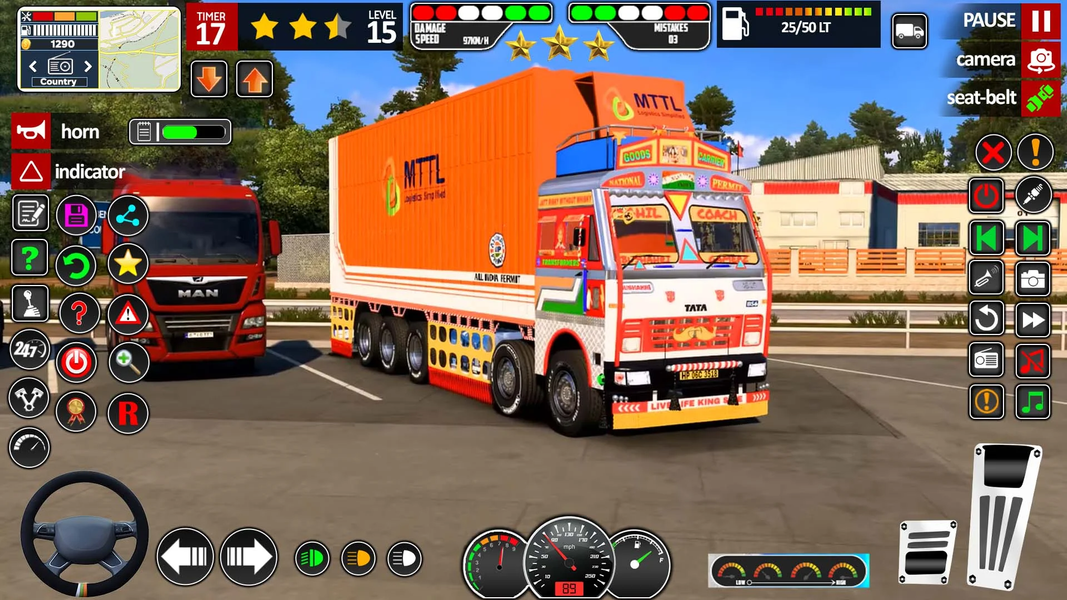 Indian Truck Game Simulator - Gameplay image of android game