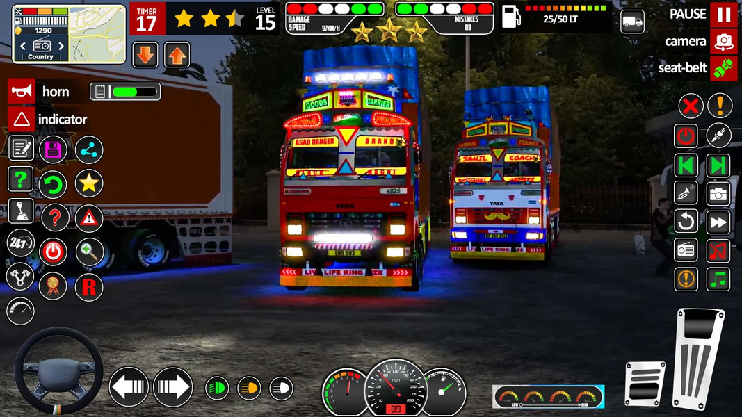 Indian Truck Game Simulator - Gameplay image of android game