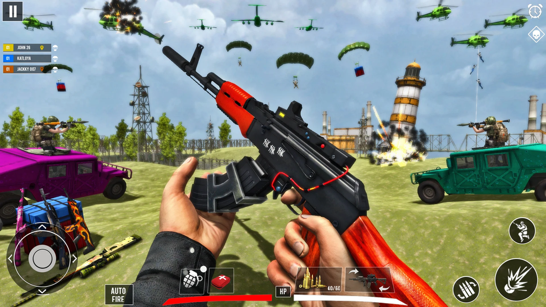 FPS Commando Shooter - gun war - Gameplay image of android game