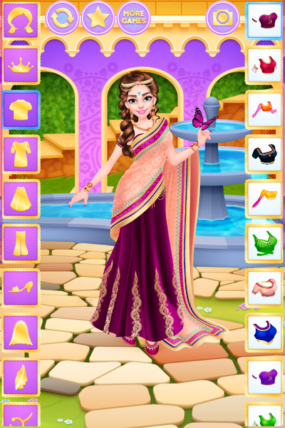 Indian Princess Dress Up - Image screenshot of android app