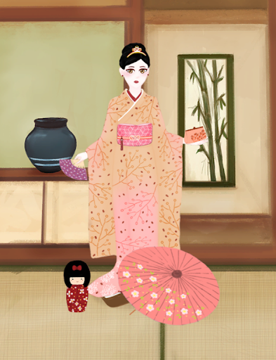 Japanese Traditional Fashion - - عکس بازی موبایلی اندروید