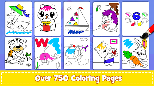 Coloring Games & Coloring Kids - عکس بازی موبایلی اندروید