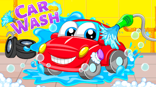 Car Wash & Race Games for Kids - Gameplay image of android game