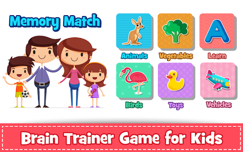 Brain Game for Kids Preschool - عکس بازی موبایلی اندروید