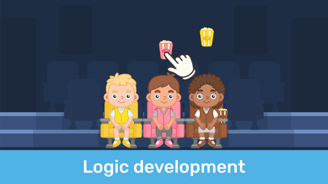 Preschool games for kids ۲,۳,۴ - عکس بازی موبایلی اندروید