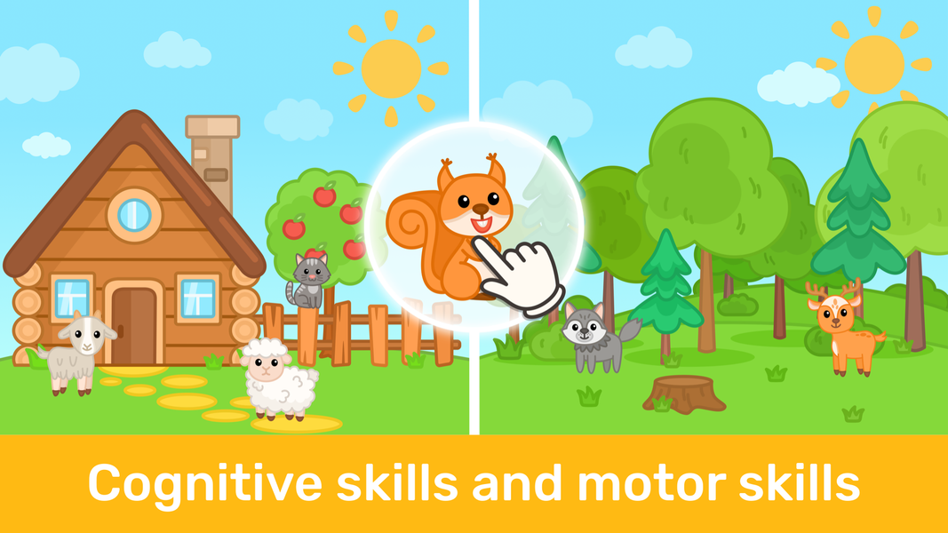 Preschool games for kids ۲,۳,۴ - عکس بازی موبایلی اندروید