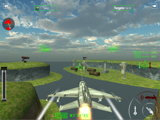 Air Force Jet Fighter Combat - Gameplay image of android game