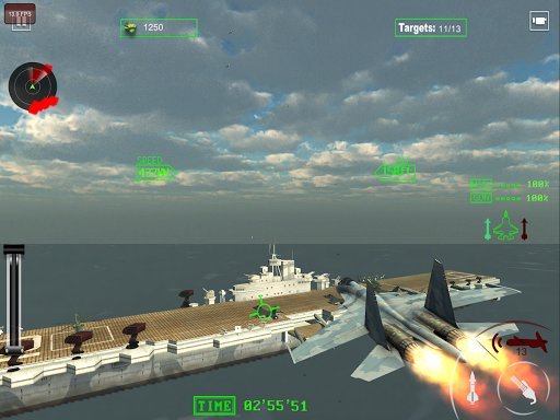 Air Force Jet Fighter Combat - Gameplay image of android game