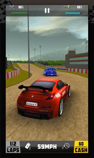 Thumb car race dirt drift - عکس بازی موبایلی اندروید