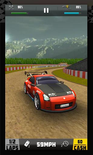 Thumb car race dirt drift - عکس بازی موبایلی اندروید