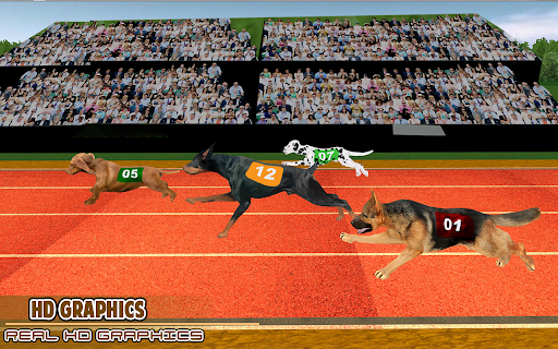 Dog racing games - dog game ۳d - عکس بازی موبایلی اندروید