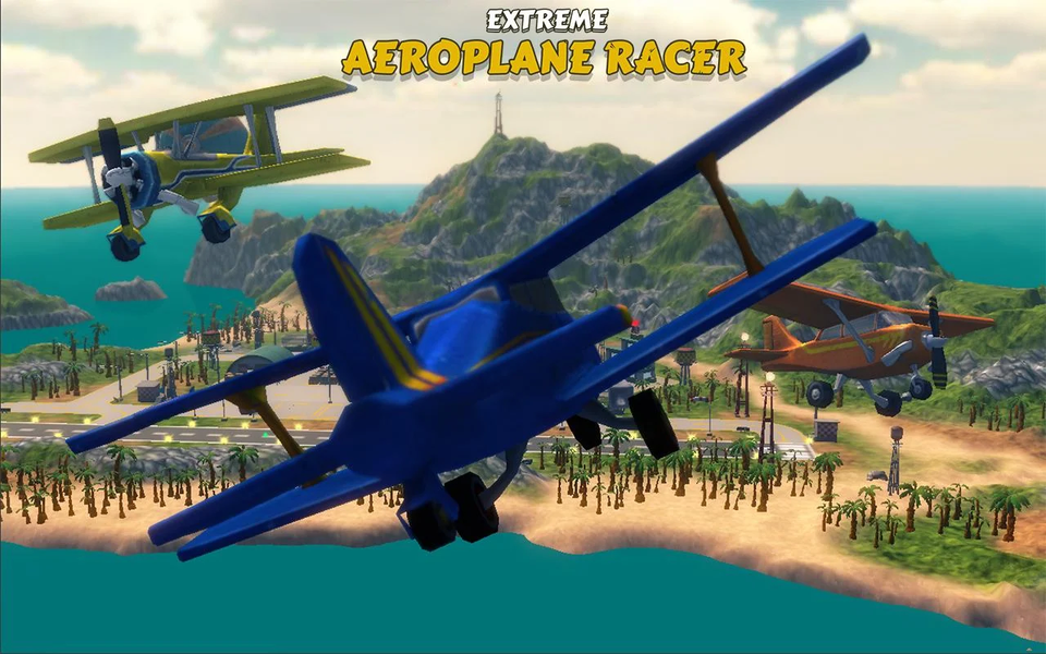 Aeroplane Race - Plane Race - Gameplay image of android game