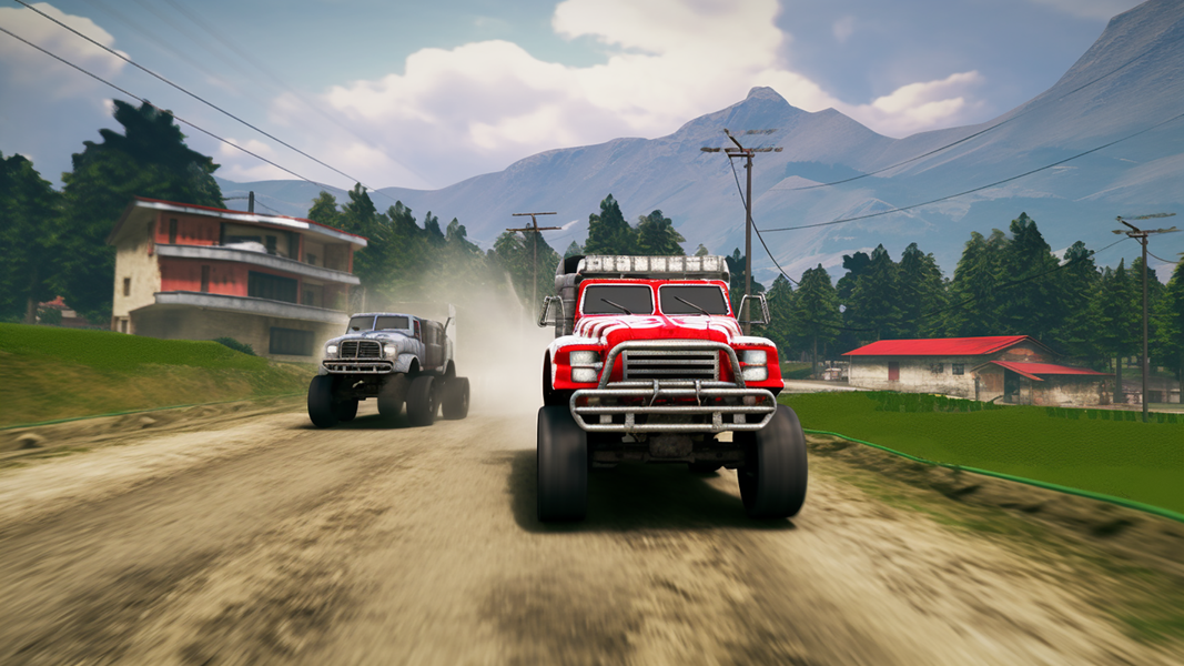 Monster Truck Stunts Arcade - Gameplay image of android game