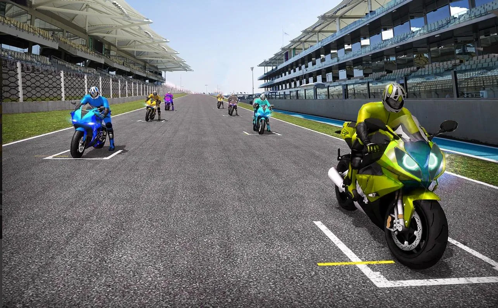 VR Real Moto Bike Circuit Race - عکس بازی موبایلی اندروید