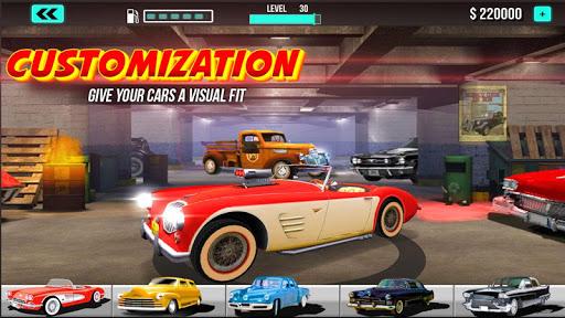 Classic Car Games Race America - Gameplay image of android game