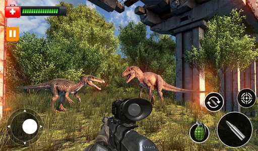 Dinosaur Hunter Survival Game - Gameplay image of android game