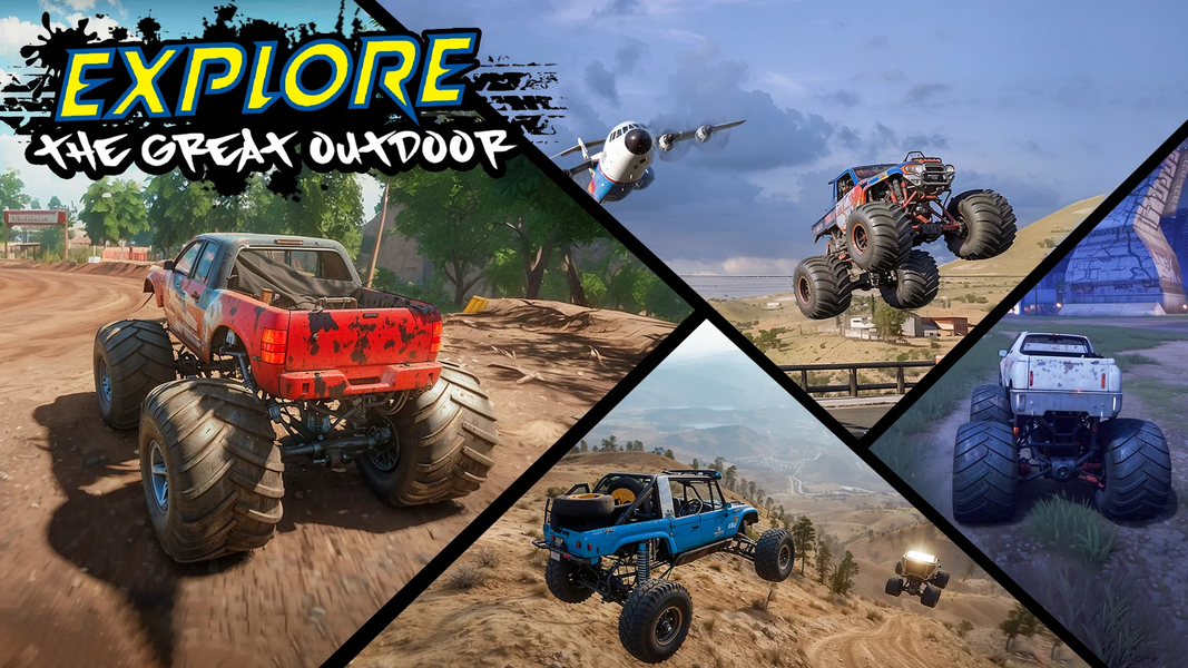 Monster Truck Car Simulator ۳D - عکس بازی موبایلی اندروید