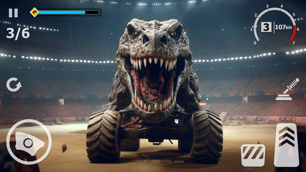 Monster Truck Car Simulator ۳D - عکس بازی موبایلی اندروید