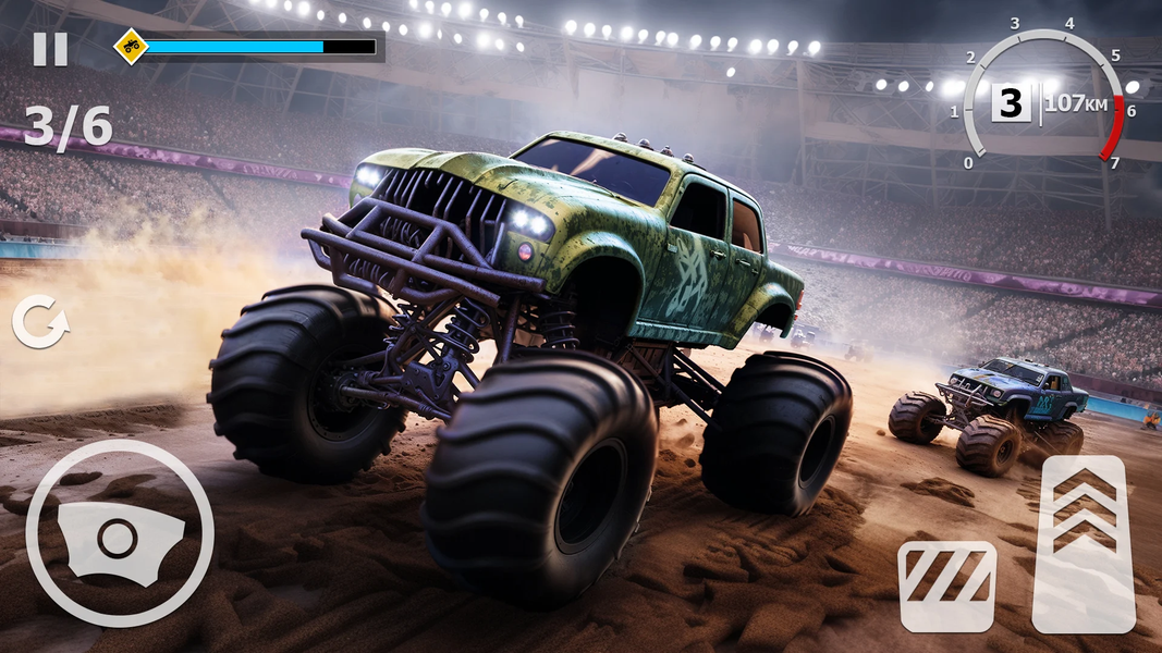 Monster Truck Car Simulator ۳D - عکس بازی موبایلی اندروید