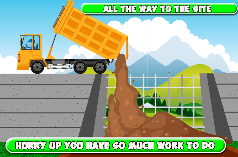 Dam building and construction - Gameplay image of android game