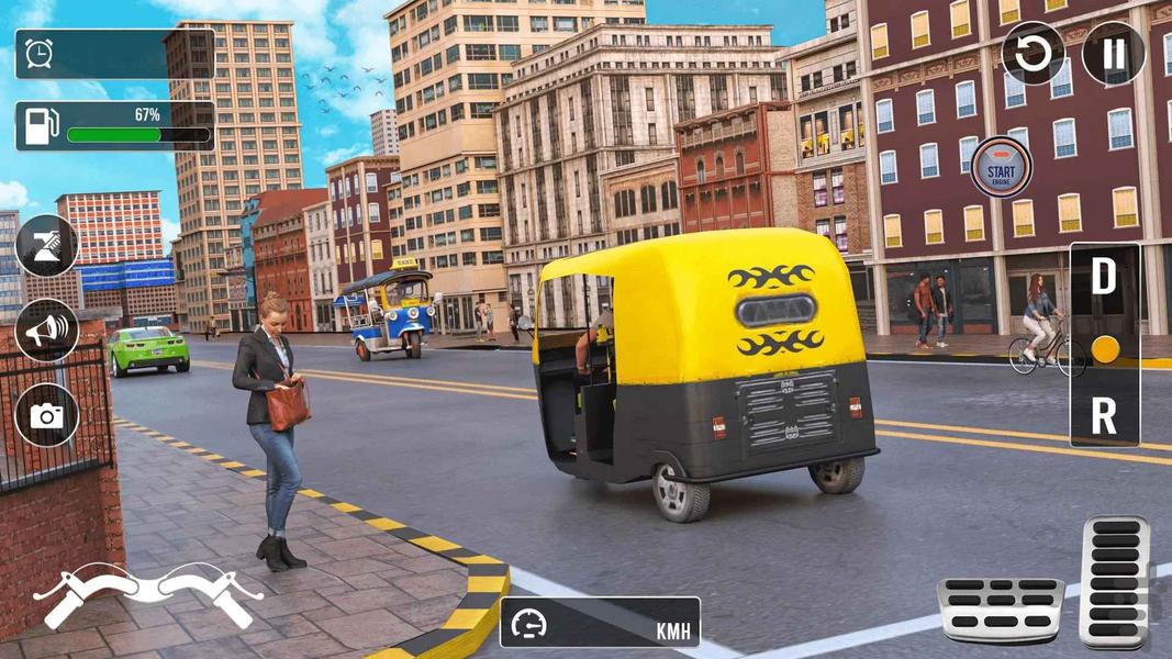 بازی موتور سه چرخ : موتور بازی جدید - Gameplay image of android game