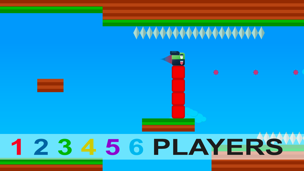 Stacky Square Bird 234 players - Gameplay image of android game
