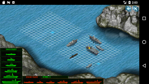 Battleship War Game - Gameplay image of android game