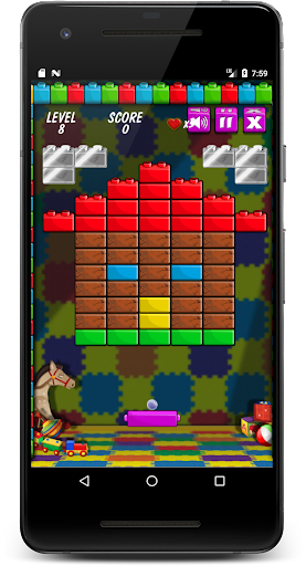 Bricks Breaker puzzle game 2018 - Image screenshot of android app