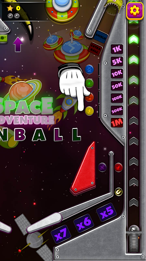 Pin Ball Space Adventure - Gameplay image of android game