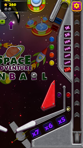 Pin Ball Space Adventure - عکس بازی موبایلی اندروید