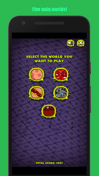 Virus Attack Qix - Gameplay image of android game