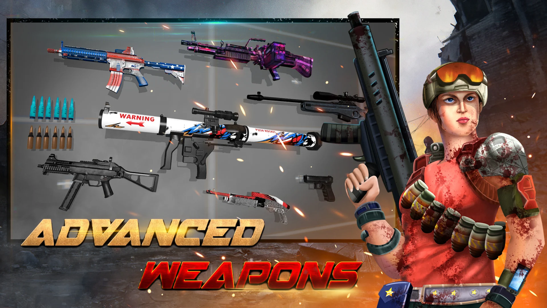 Zombie Hunter - Shooting Game - عکس بازی موبایلی اندروید