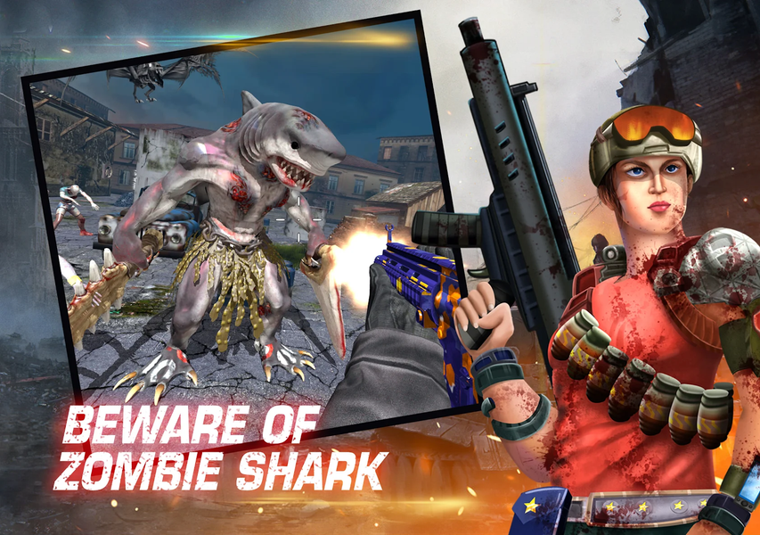 Zombie Hunter - Shooting Game - عکس بازی موبایلی اندروید