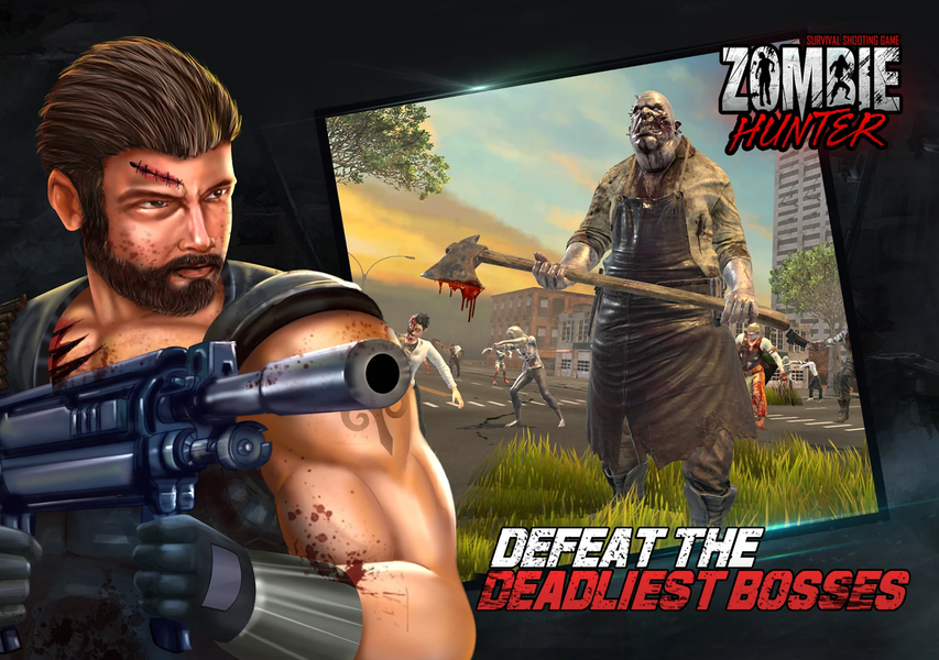 Zombie Hunter - Shooting Game - عکس بازی موبایلی اندروید