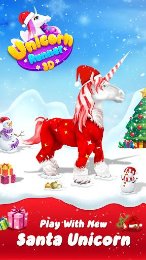 Unicorn Runner 3D - Super Magi - Gameplay image of android game