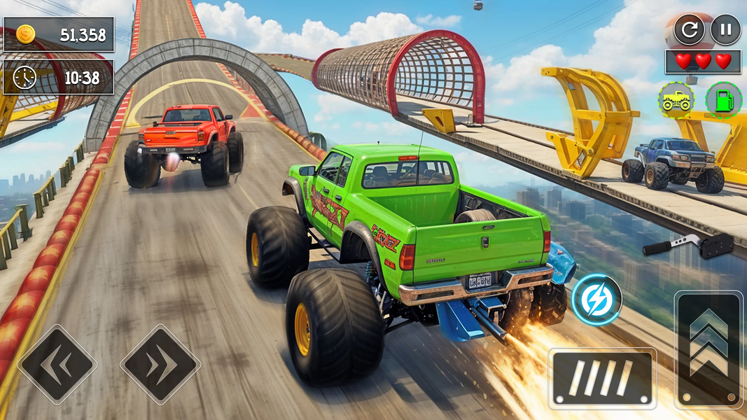 Car Racing Monster Truck Games - عکس بازی موبایلی اندروید