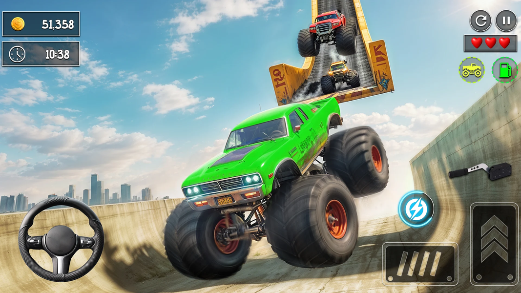 Car Racing Monster Truck Games - عکس بازی موبایلی اندروید