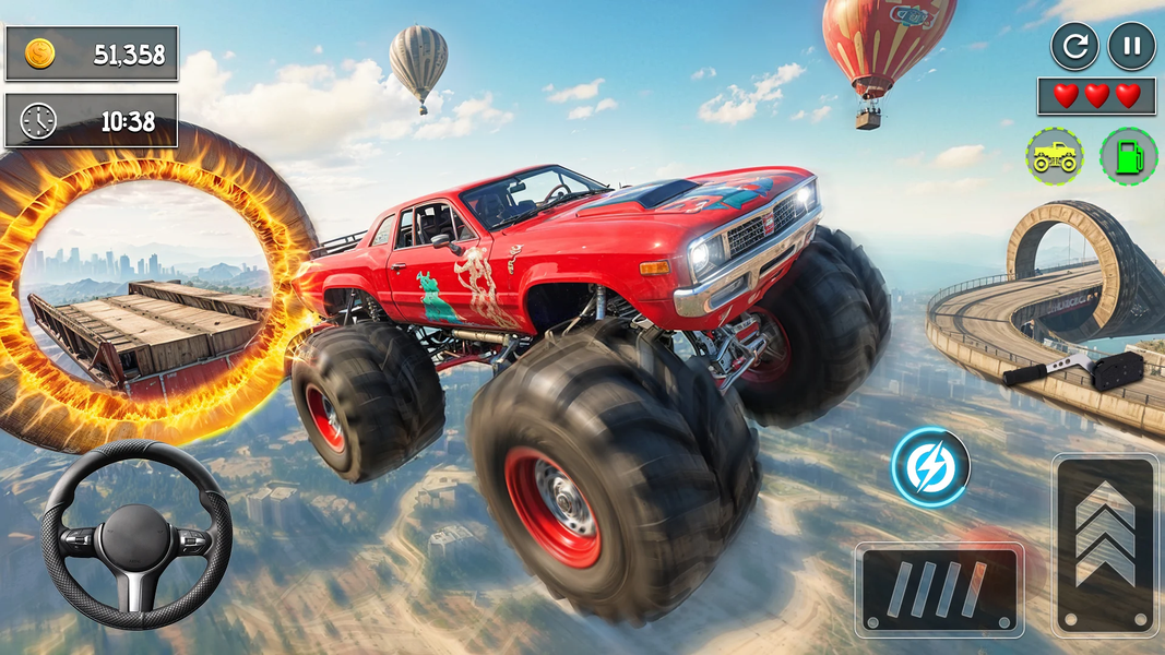 Car Racing Monster Truck Games - عکس بازی موبایلی اندروید