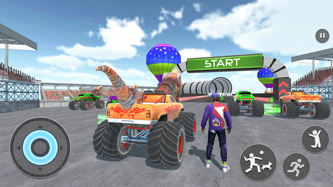 Car Racing Monster Truck Games - عکس بازی موبایلی اندروید