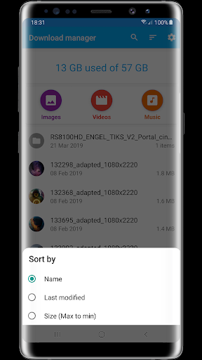 Download Manager FREE - Image screenshot of android app