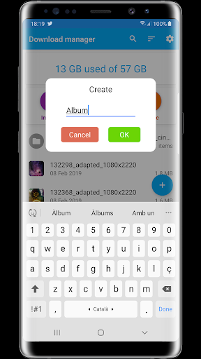 Download Manager FREE - Image screenshot of android app
