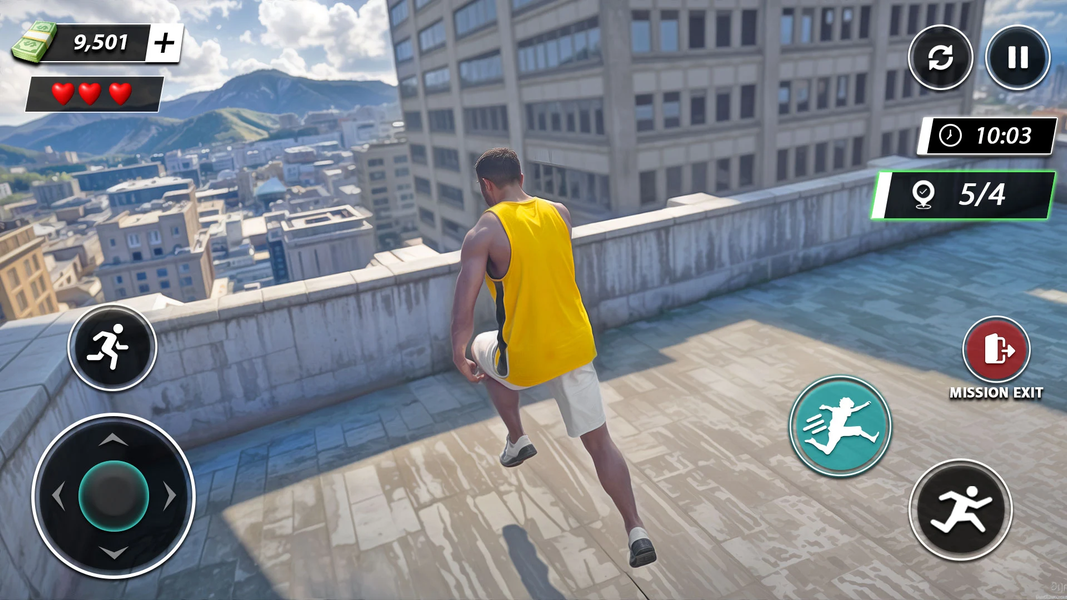 Going Up 3D Parkour Simulator - عکس بازی موبایلی اندروید