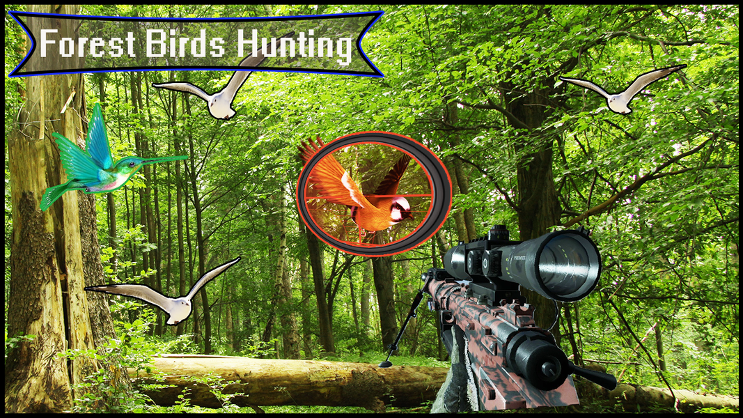 Forest 3D Birds Hunting - Snip - Gameplay image of android game