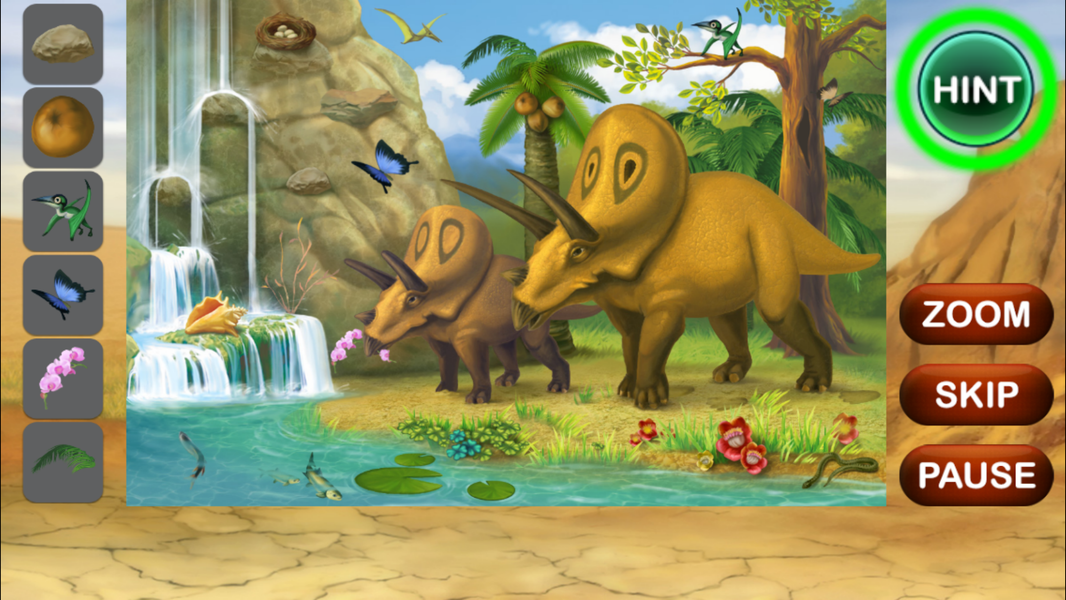 Dinosaurs Hidden Objects - Gameplay image of android game