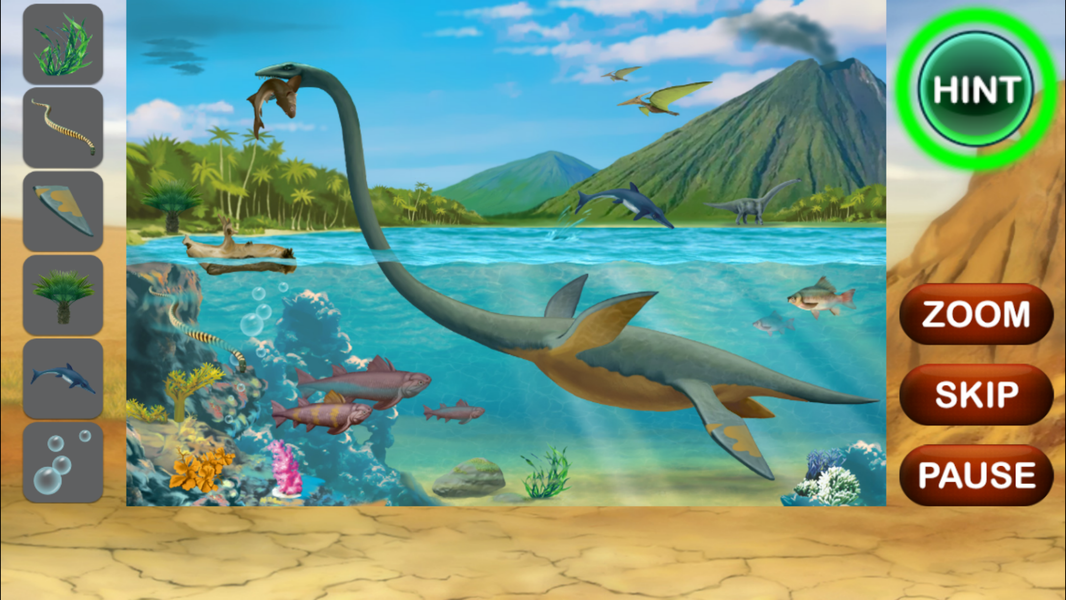 Dinosaurs Hidden Objects - Gameplay image of android game