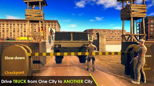 Army Simulator Truck games 3D - Gameplay image of android game