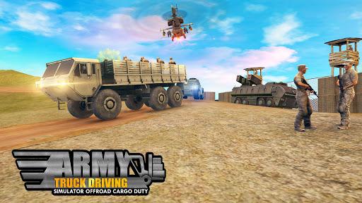Army Simulator Truck games 3D - Gameplay image of android game